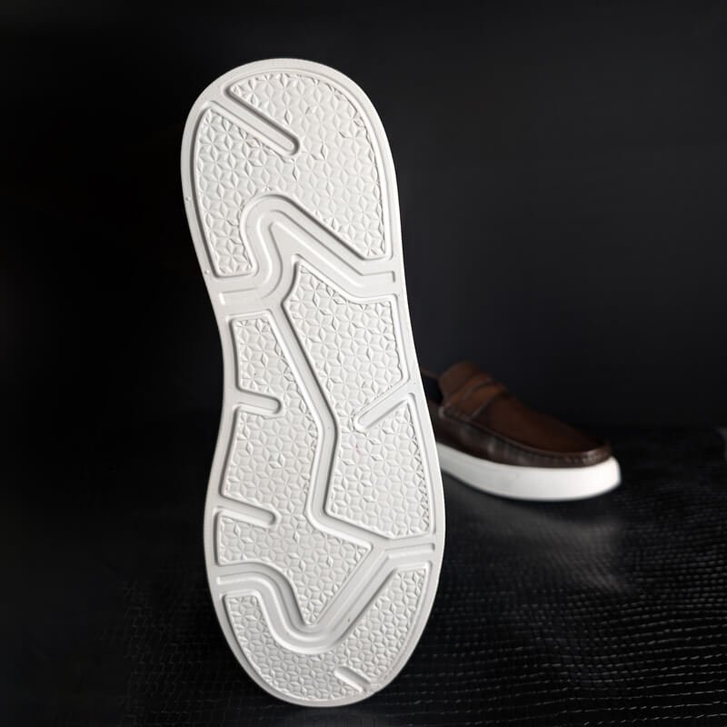 Genin White Sole Loafer – Chocolate Brown
