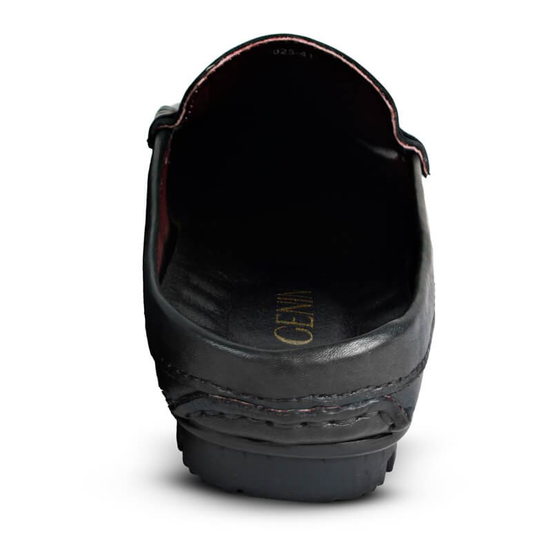 Genin Horsebit Half Shoes – Black