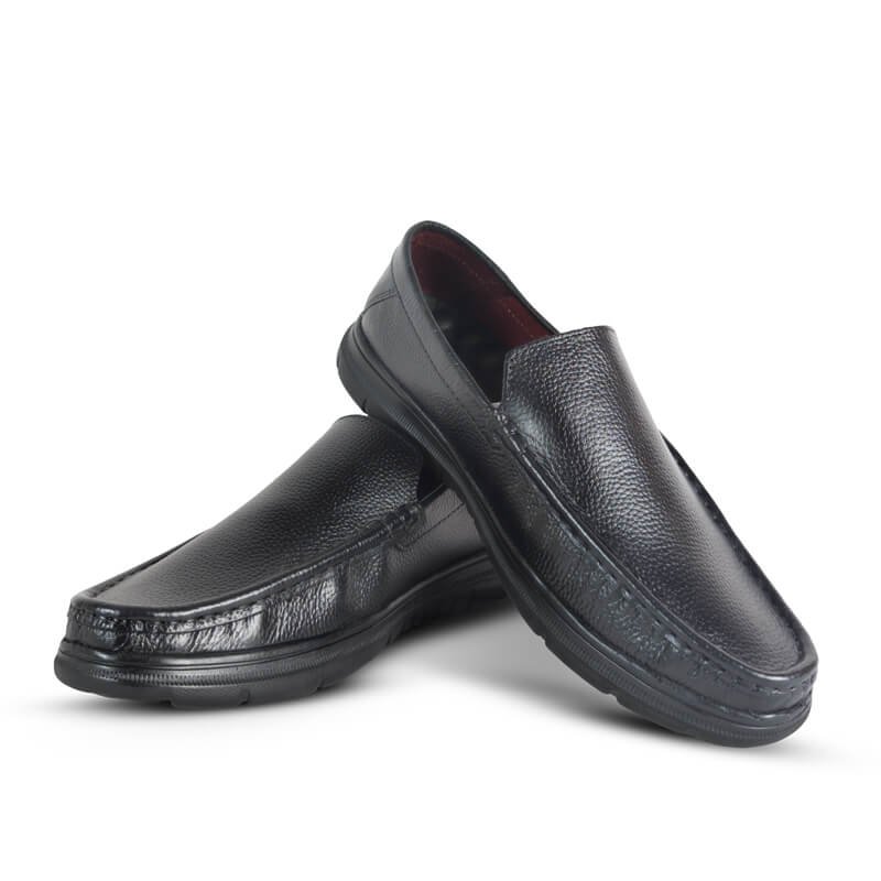 Genin Leather Casual Shoes – Black