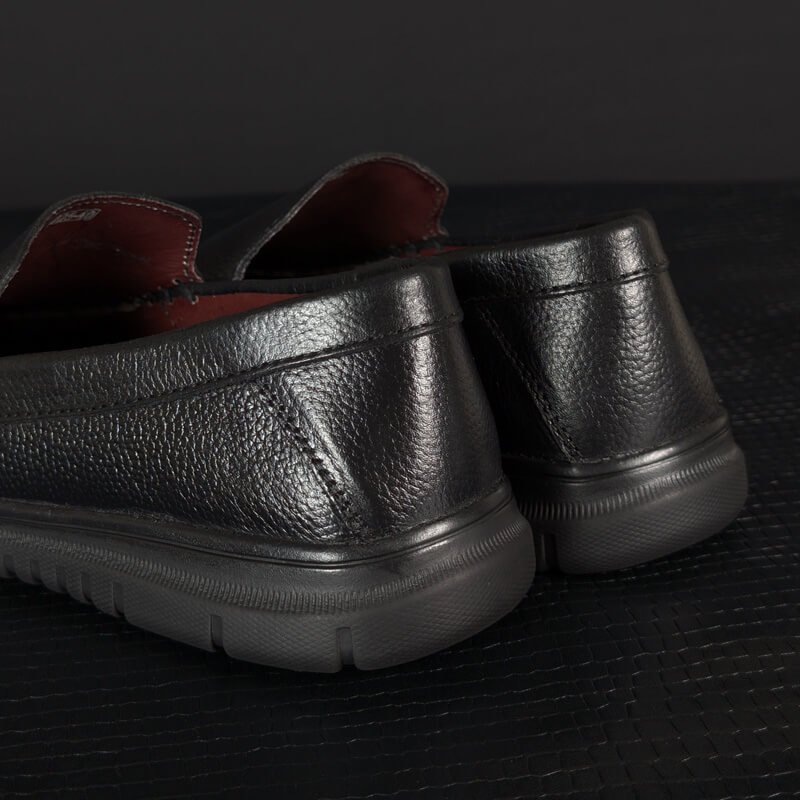 Genin Leather Casual Shoes – Black