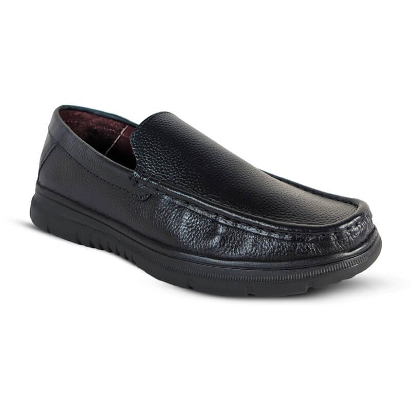 Genin Leather Casual Shoes – Black