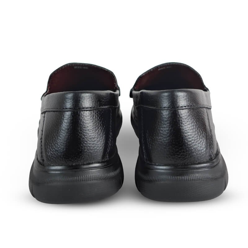 Genin Leather Casual Shoes – Black